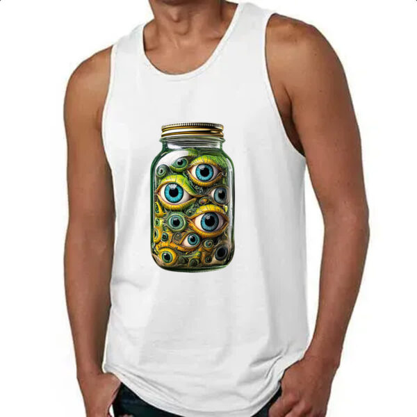 Camiseta Regata Olhos em conserva - Imagem 4
