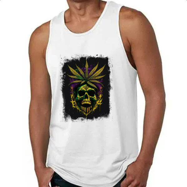 Camiseta Regata Skull Erva Medicinal - Imagem 4