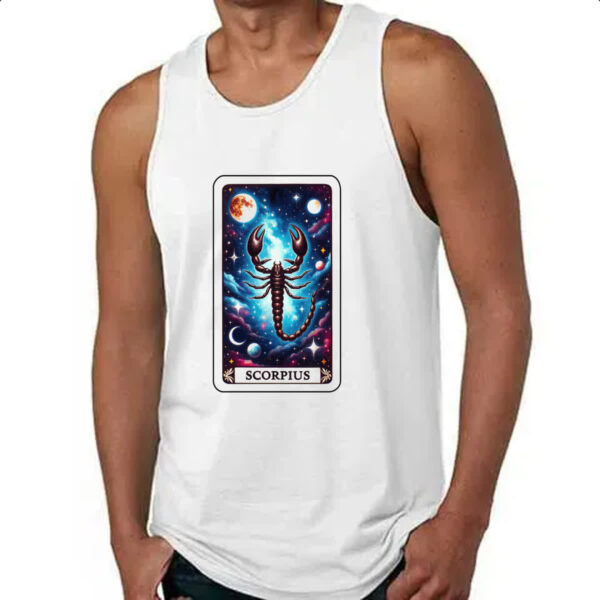 Camiseta Regata Signo Carta Taro Escorpiao - Imagem 4