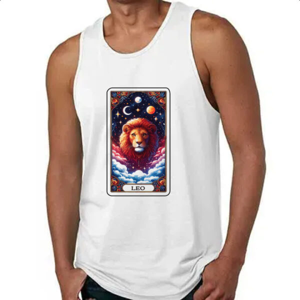 Camiseta Regata Signo Carta Taro Leao - Imagem 4