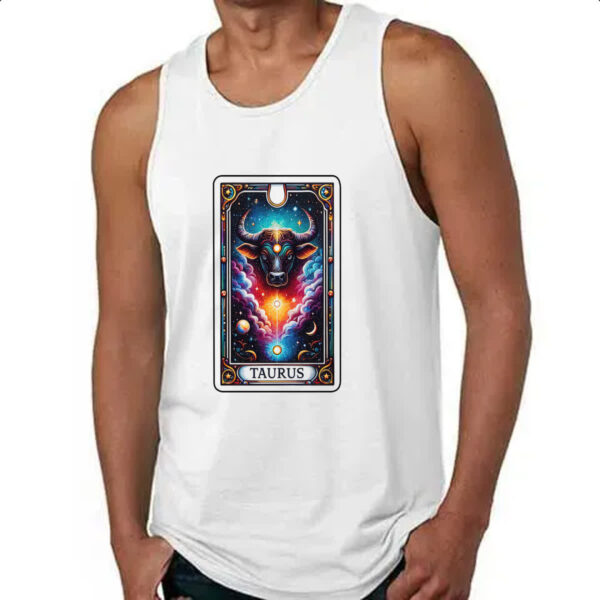 Camiseta Regata Signo Carta Taro Touro - Imagem 4