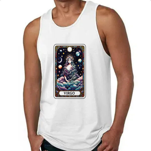 Camiseta Regata Signo Carta Taro Virgem - Imagem 4