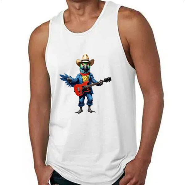 Camiseta Regata Papaguaio guitarrista - Imagem 4