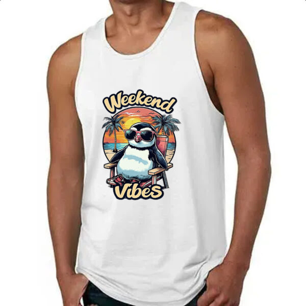 Camiseta Regata Pinguim Weekend Vibes - Imagem 4