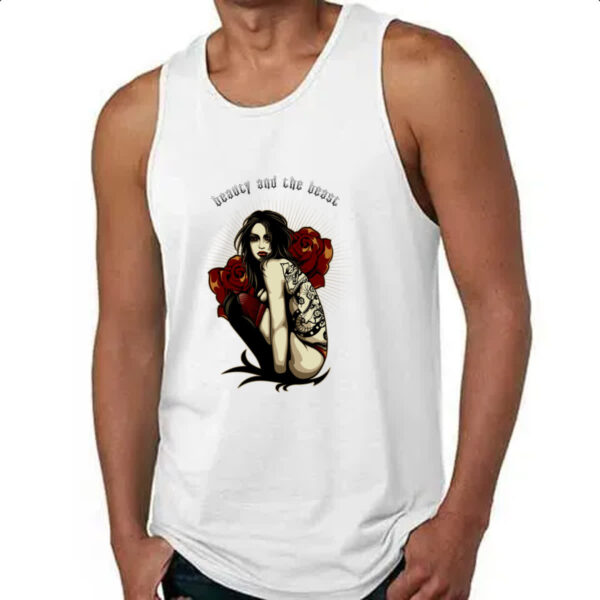 Camiseta Regata Beauty and the beast - Imagem 4