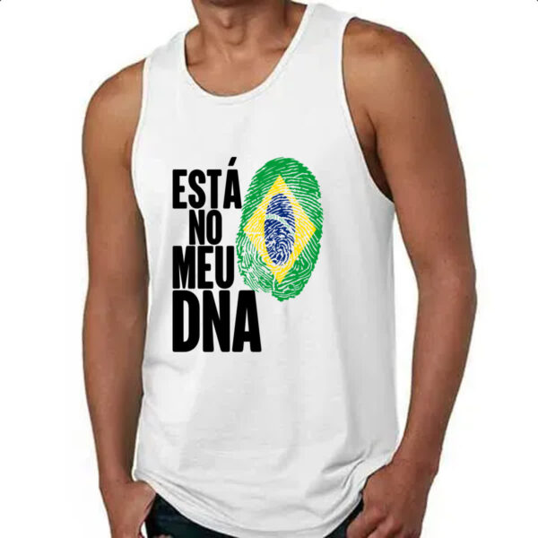 Camiseta Regata Esta no meu DNA Brasil - Imagem 4