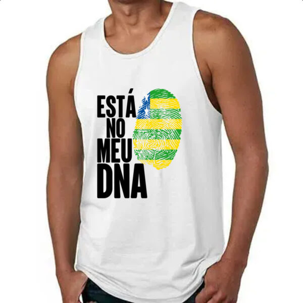 Camiseta Regata Esta no meu DNA Goias - Imagem 4
