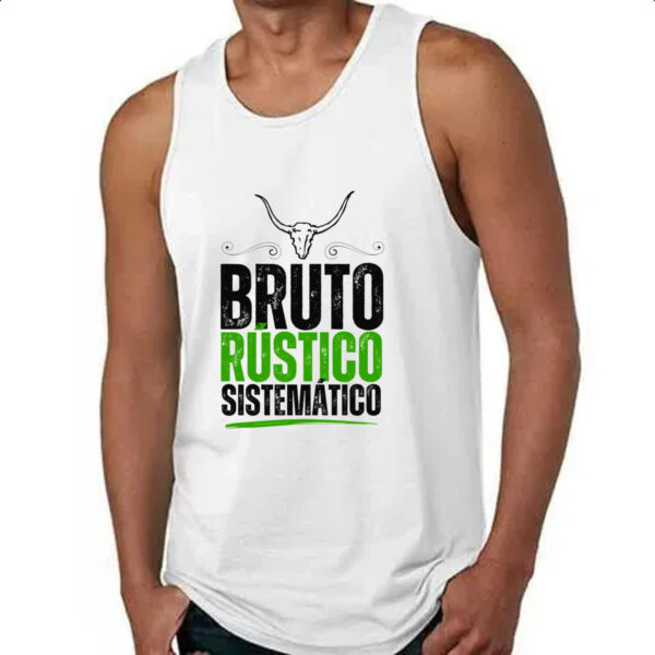 Camiseta Regata Bruto Rustico Sistematico - Imagem 4