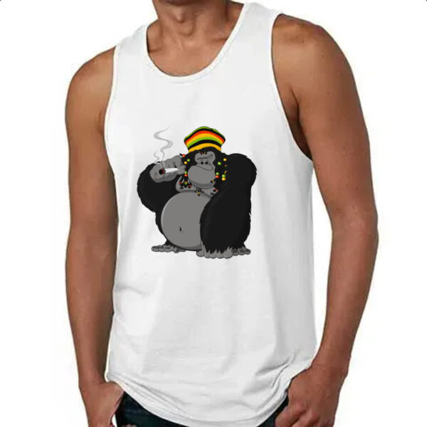 Camiseta Regata Gorila Reggae - Imagem 4