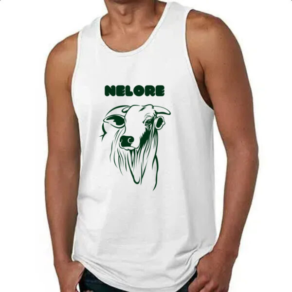 Camiseta Regata Vaca Nelore 2 - Imagem 4