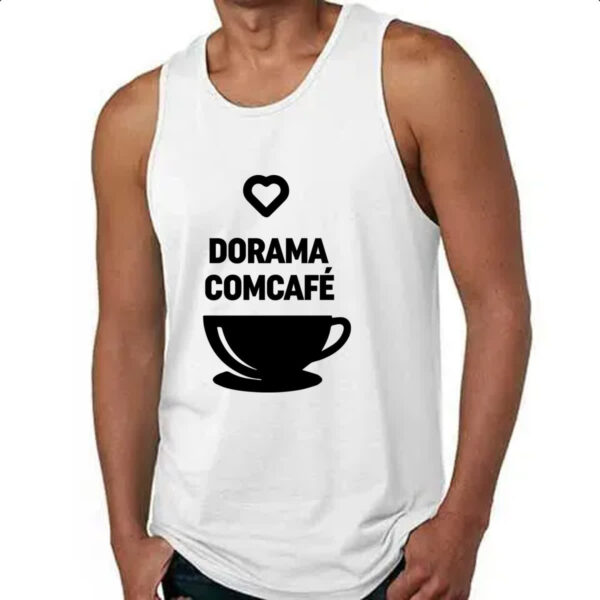Camiseta Regata Dorama com cafe - Imagem 4