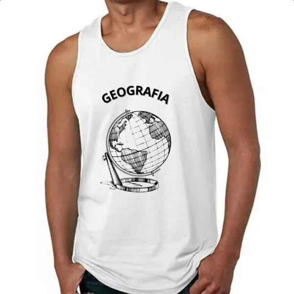 Camiseta Regata Geografia Globo - Imagem 4