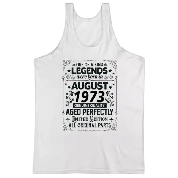 Camiseta Regata Legends Were Born AGO-1973