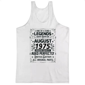 Camiseta Regata Legends Were Born AGO-1975