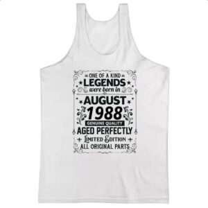 Camiseta Regata Legends Were Born AGO-1988