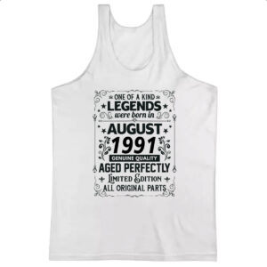 Camiseta Regata Legends Were Born AGO-1991