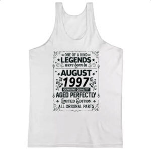 Camiseta Regata Legends Were Born AGO-1997