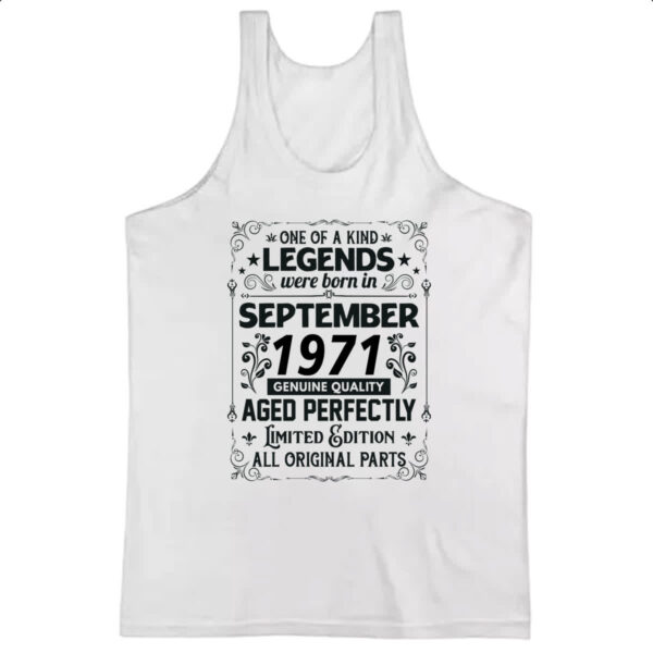 Camiseta Regata Legends Were Born SET-1971