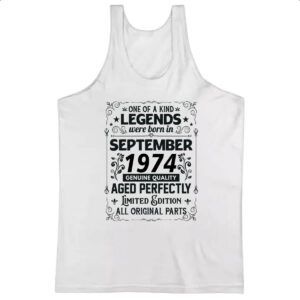 Camiseta Regata Legends Were Born SET-1974