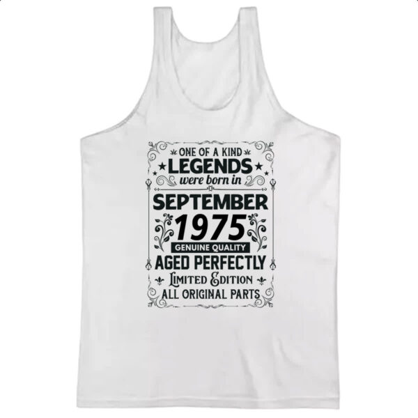 Camiseta Regata Legends Were Born SET-1975