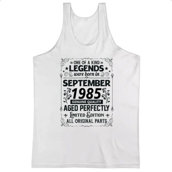 Camiseta Regata Legends Were Born SET-1985