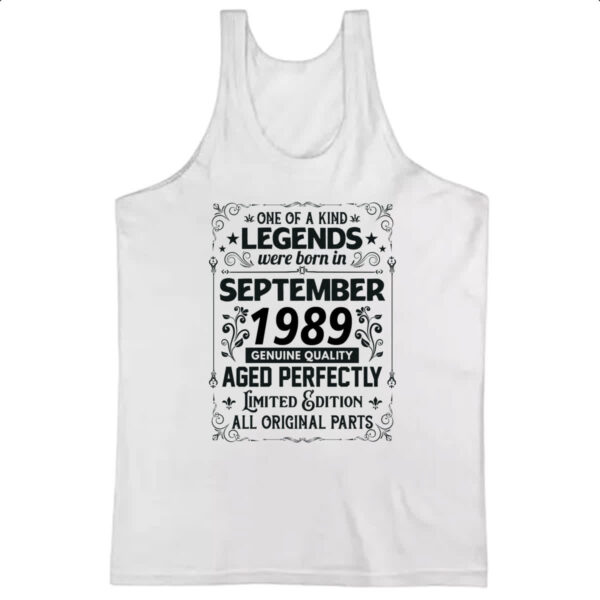 Camiseta Regata Legends Were Born SET-1989