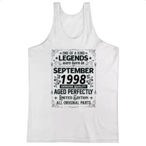 Camiseta Regata Legends Were Born SET-1998