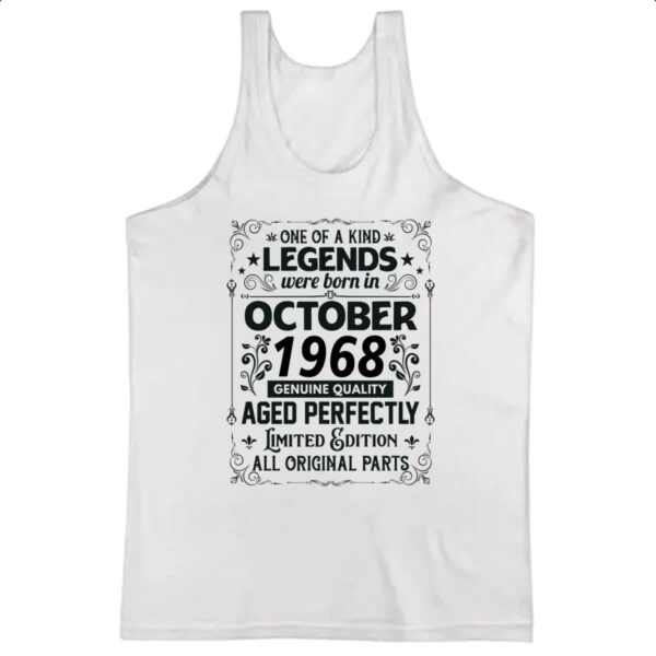 Camiseta Regata Legends Were Born OUT-1968