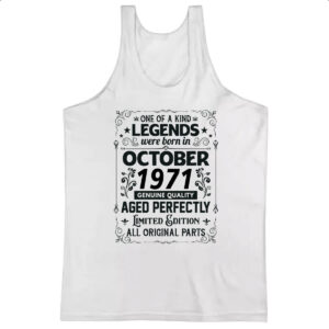 Camiseta Regata Legends Were Born OUT-1971