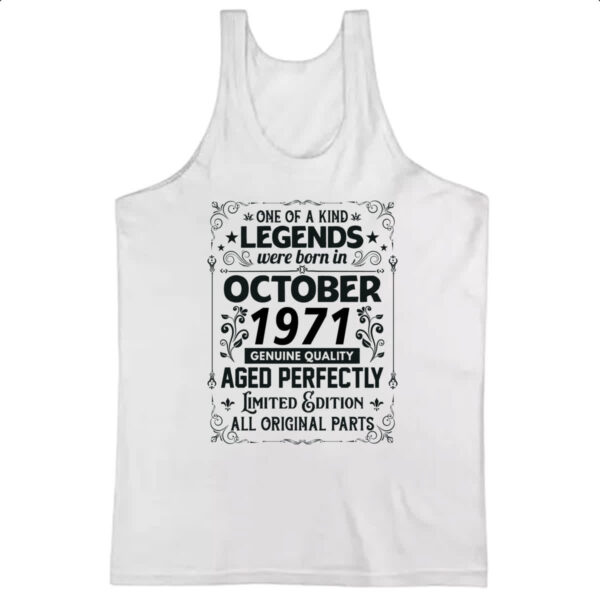 Camiseta Regata Legends Were Born OUT-1971