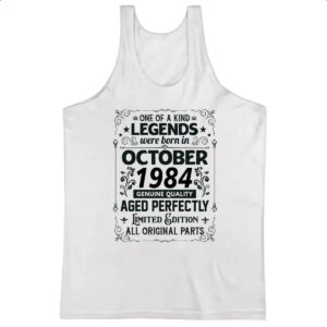 Camiseta Regata Legends Were Born OUT-1984