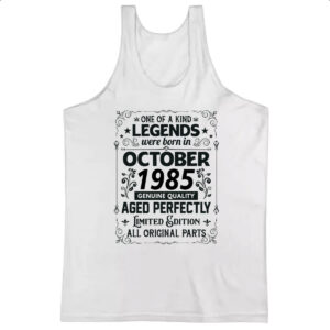 Camiseta Regata Legends Were Born OUT-1985