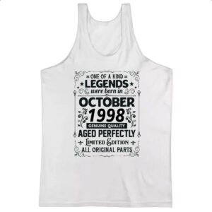 Camiseta Regata Legends Were Born OUT-1998