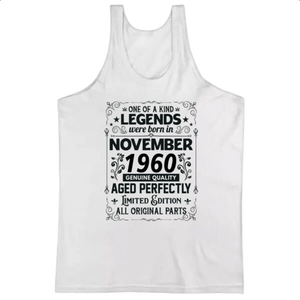Camiseta Regata Legends Were Born NOV-1960
