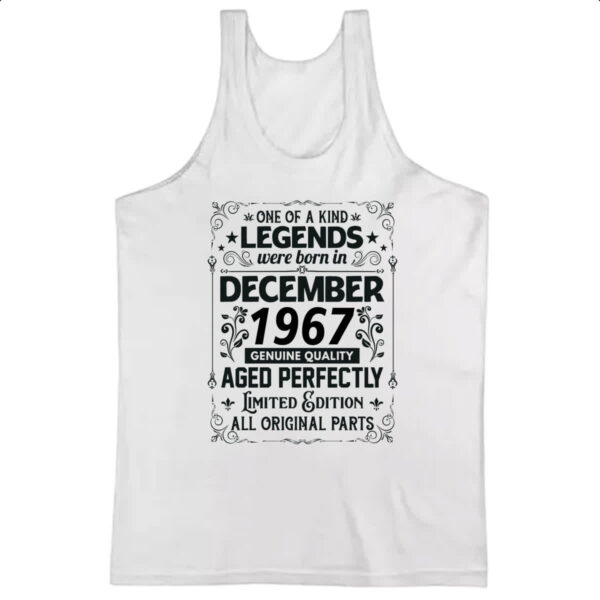 Camiseta Regata Legends Were Born DEZ-1967