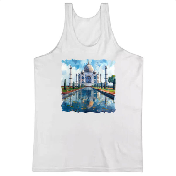 Camiseta Regata Taj Mahal watercolor