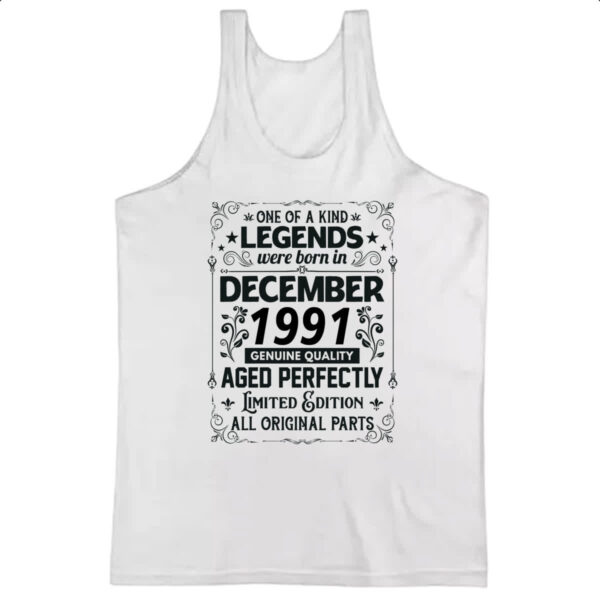 Camiseta Regata Legends Were Born DEZ-1991