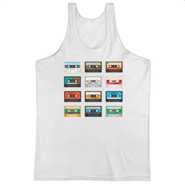 Camiseta Regata Tapes Fitas K7 Vintage