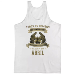 Camiseta Regata Homem Lenda Aguia Abril