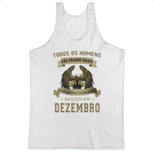 Camiseta Regata Homem Lenda Aguia Dezembro