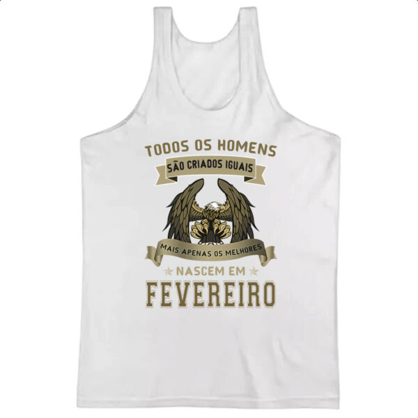 Camiseta Regata Homem Lenda Aguia Fevereiro