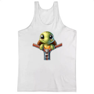 Camiseta Regata Tartaruga no ziper