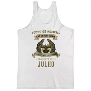 Camiseta Regata Homem Lenda Aguia Julho