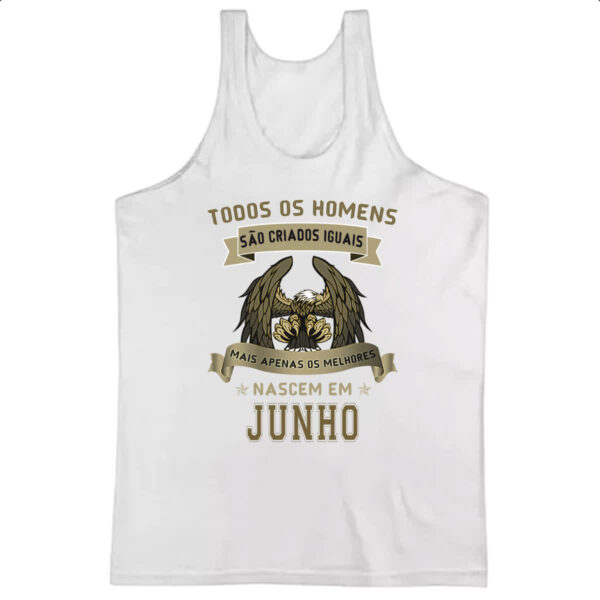 Camiseta Regata Homem Lenda Aguia Junho