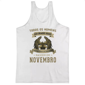Camiseta Regata Homem Lenda Aguia Novembro