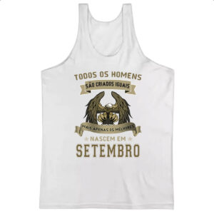 Camiseta Regata Homem Lenda Aguia Setembro
