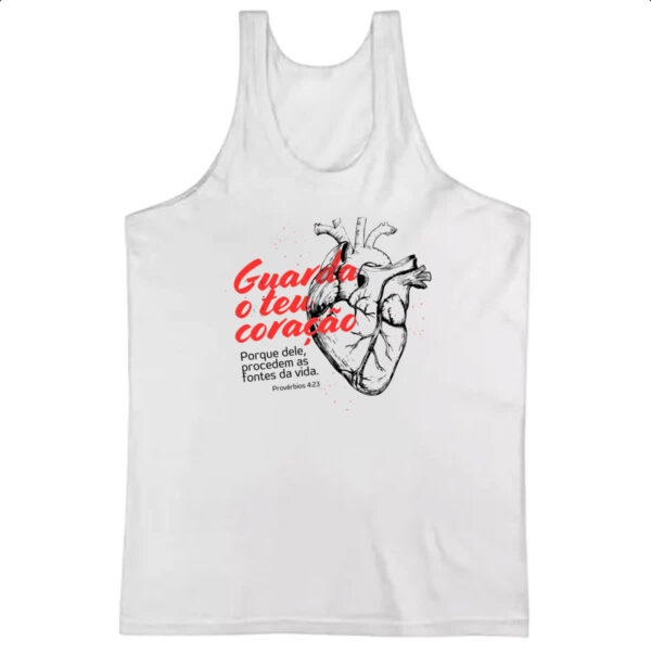 Camiseta Regata Gospel Proverbios 4-23