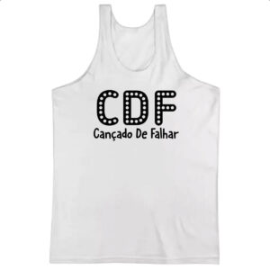 Camiseta Regata CDF Cancado De Falhar