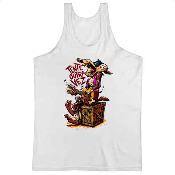 Camiseta Regata Tente outra vez - Coyote