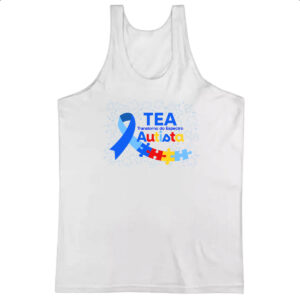 Camiseta Regata Autismo TEA Transtorno Espectro